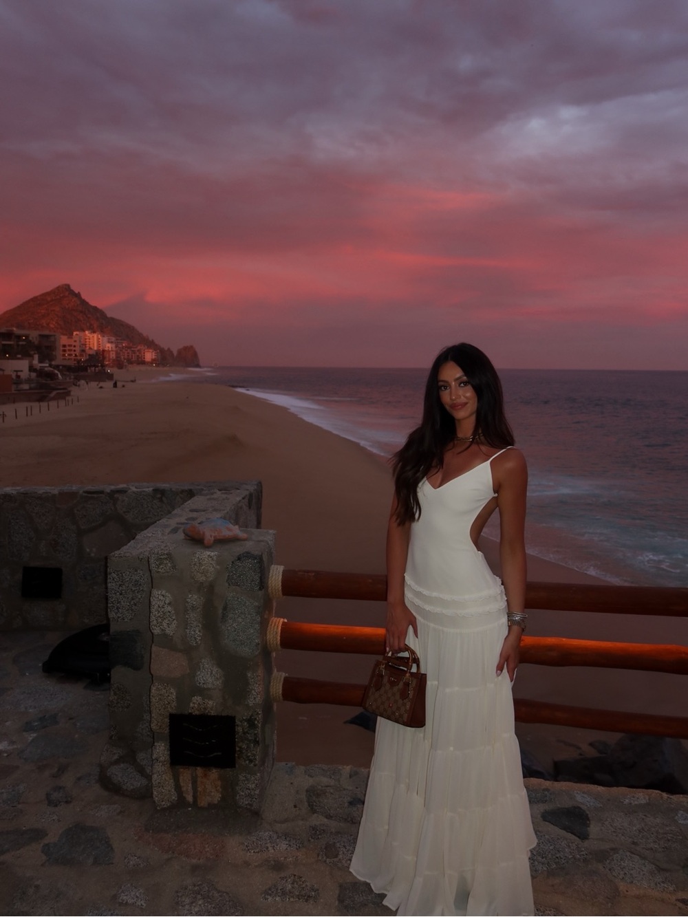 Fenity white maxi dress